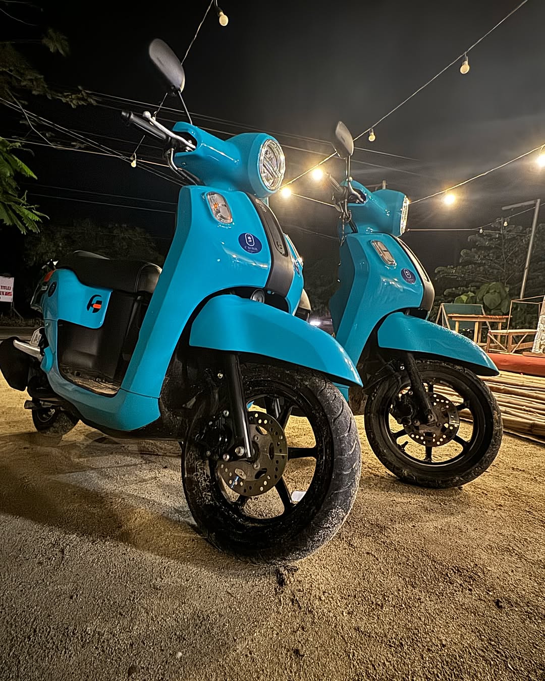 Motorbikes arrived